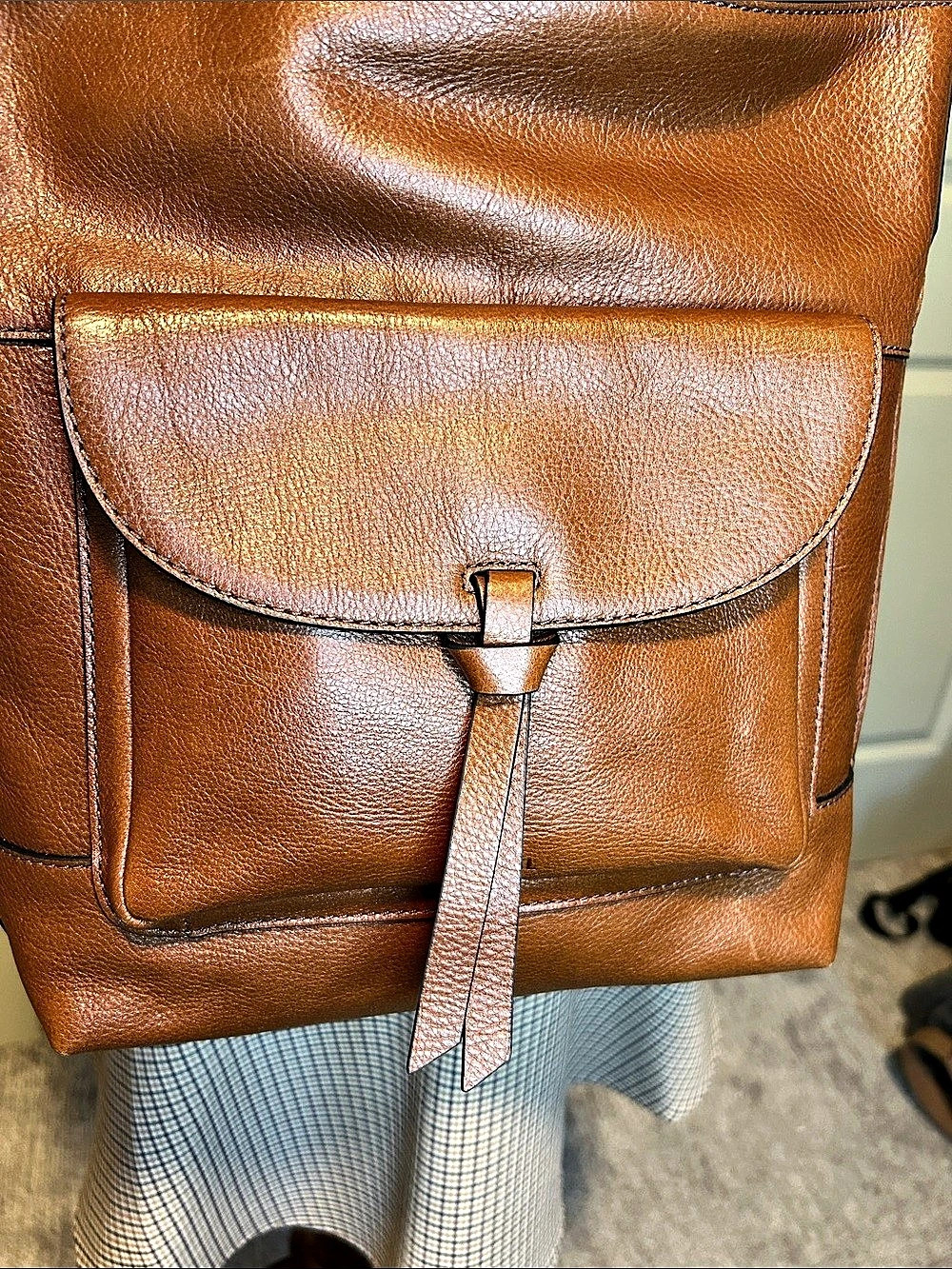 Fossil Maya Hobo Brown Crossbody Bag - Picture 4 of 16